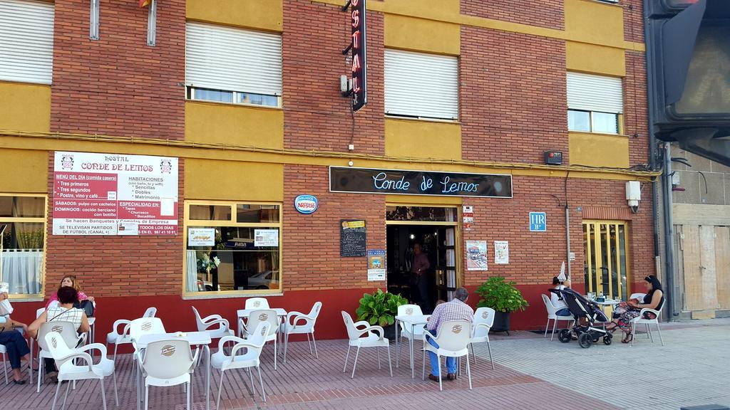 Hotel Conde De Lemos Ponferrada Exterior foto
